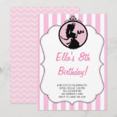 Divalicious Princess Geburtstagsparty Einladungen (Vorne/Hinten)