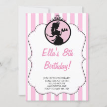 Divalicious Princess Geburtstagsparty Einladungen