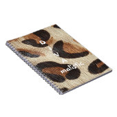 DIVAmalistic Leopard Print Notebook Notizblock (Rechte Seite)