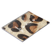 DIVAmalistic Leopard Print Notebook Notizblock (Linke Seite)