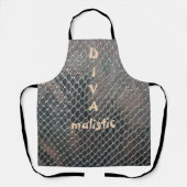 DIVAmalistic Multicolor Snakeskin Print Schürze (Vorderseite)