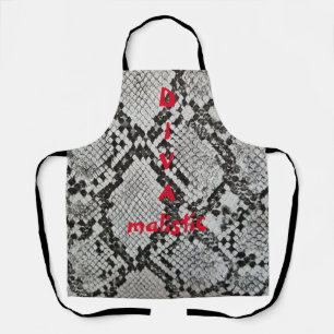 DIVAmalistic Snakeskin Print Schürze