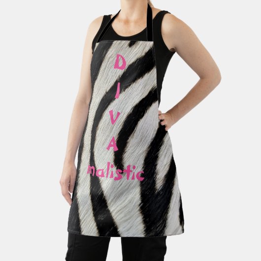 DIVAmalistic Zebra Print Schürze (InSitu)