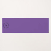 DIVAmalistische Lila Snakeskin Print Yoga Mat Yogamatte (Rückseite (Horizontal))