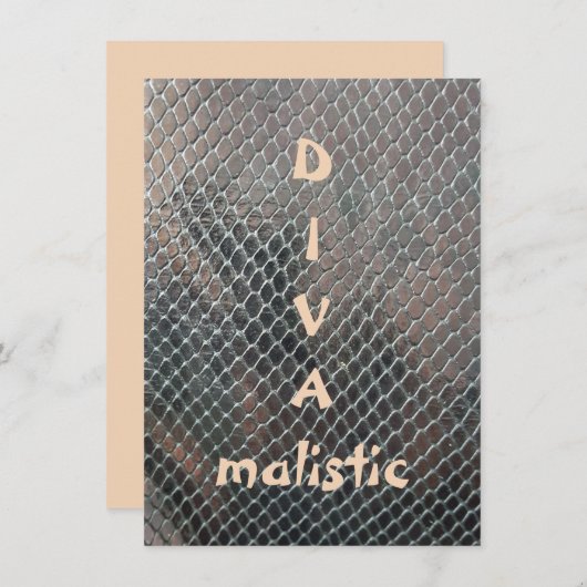 DIVAmalistische Multicolor-Snakeskin Druckflachkar (Vorne/Hinten)