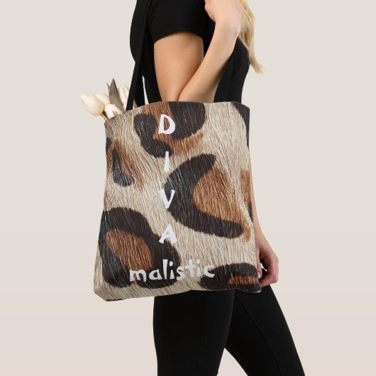 DIVAmalistischer Leopard Drucktasche Tasche (Von Nahem)
