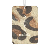 DIVAmalistischer Leopard Print Air Freshener Autolufterfrischer (Rückseite)