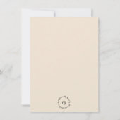 DIVAmalistischer Leopard Print Flat Greeting Card (Rückseite)