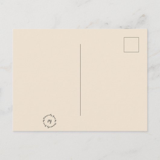 DIVAmalistischer Leopard Print Postcard Postkarte (Rückseite)