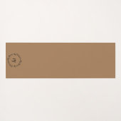 DIVAmalistischer Leopard Print Yoga Mat Yogamatte (Rückseite (Horizontal))