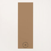 DIVAmalistischer Leopard Print Yoga Mat Yogamatte (Rückseite)