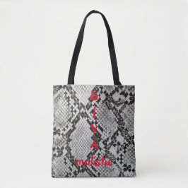 DIVAmalistisches Snakeskin Drucktasche Tasche