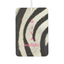 DIVAmalistisches Zebra Print Air Freshener Autolufterfrischer