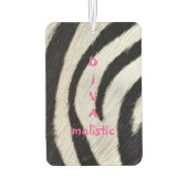 DIVAmalistisches Zebra Print Air Freshener Autolufterfrischer (Rückseite)