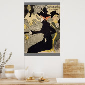 Divan Japonais Toulouse-Lautrec Vintag Art Poster (Küche)