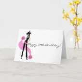 Diva's 40. Geburtstagskarte für Frauen Karte (Gelbe Blume)