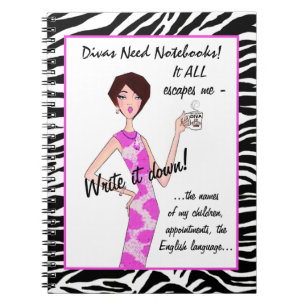 DIVAS BRAUCHEN NOTEBOOKS! Es entkommt mir alles! N Notizblock