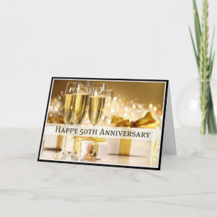 Diva's Happy 50. Hochzeitstag Karte