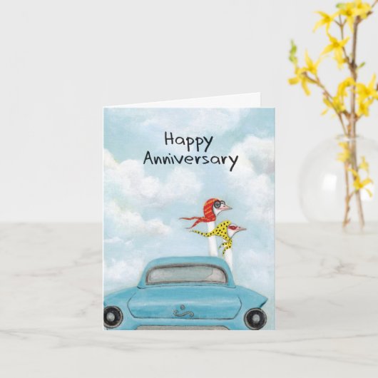 Divas-Jahrestag Karte (Gelbe Blume)