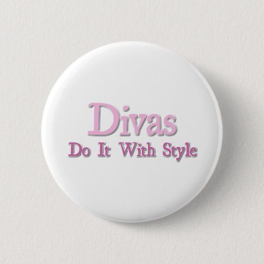 Divas machen es mit Stil Button (Vorderseite)