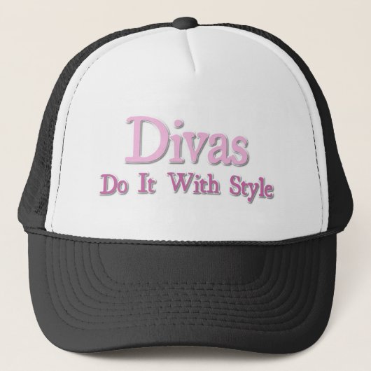 Divas machen es mit Stil Truckerkappe (Vorderseite)