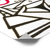 Divas-Regel drucken! Poster (Ecke)