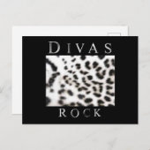 DIVAS ROCK POSTKARTE (Vorne/Hinten)