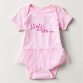 Divas sind nicht gemacht, sie sind Geborener T - S Baby Strampler