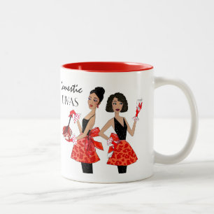 Divas-Tasse/American Divas Zweifarbige Tasse