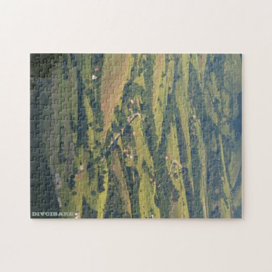 Divcibare grüne Relaxpuzzle Puzzle (Horizontal)