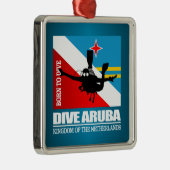 Dive Aruba DF2 Ornament Aus Metall (Rechts)