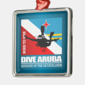 Dive Aruba DF2 Ornament Aus Metall (Links)