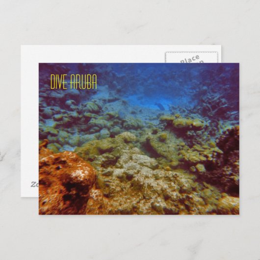 Dive Aruba Postkarten (Vorne/Hinten)
