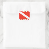 Dive Aruba Runder Aufkleber (Tasche)