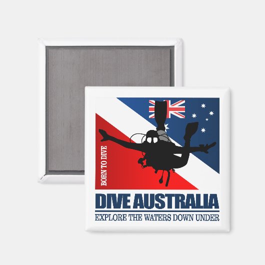 Dive Australia DF2 Magnet (Vorderseite/Rückseite)
