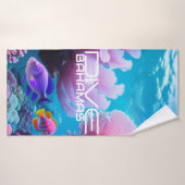 Dive Bahamas - Handtuch Badehandtuch (Badehandtuch)
