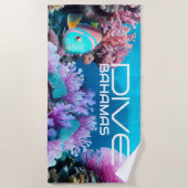 Dive Bahamas - Strandtuch (Vorderseite)