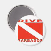Dive Barbados Magnet (Vorderseite/Rückseite)