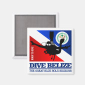 Dive Belize DF2 Magnet (Vorderseite/Rückseite)