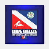 Dive Belize Magnet (Vorne)