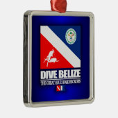 Dive Belize Ornament Aus Metall (Rechts)