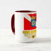 Dive Bonaire 2 Tasse (Vorderseite Links)