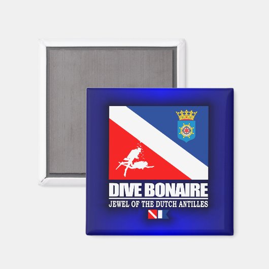Dive Bonaire Magnet (Vorderseite/Rückseite)