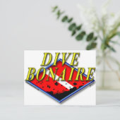 Dive Bonaire Postcard Postkarte (Stehend Vorderseite)