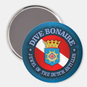 Dive Bonaire (rd) Magnet (Vorderseite/Rückseite)