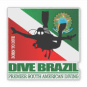 Dive Brazil DF2 Aufkleber (Vorderseite)