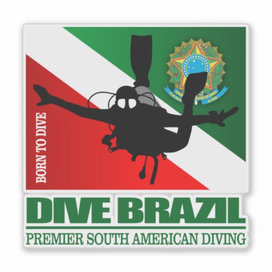 Dive Brazil DF2 Aufkleber (Vorderseite)