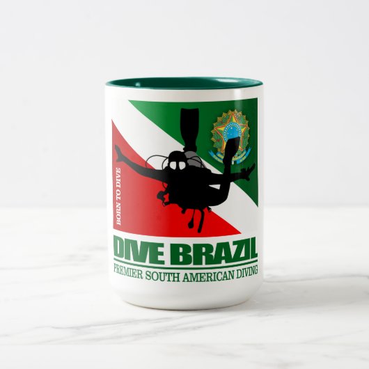 Dive Brazil DF2 Zweifarbige Tasse (Mittel)