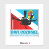 Dive Cozumel DF2 Aufkleber (Blatt)