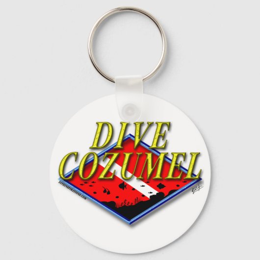 Dive Cozumel Schlüsselanhänger (Vorderseite)